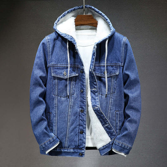 Warm Mens Cozy Faux Leather Jacket - Luxivelle