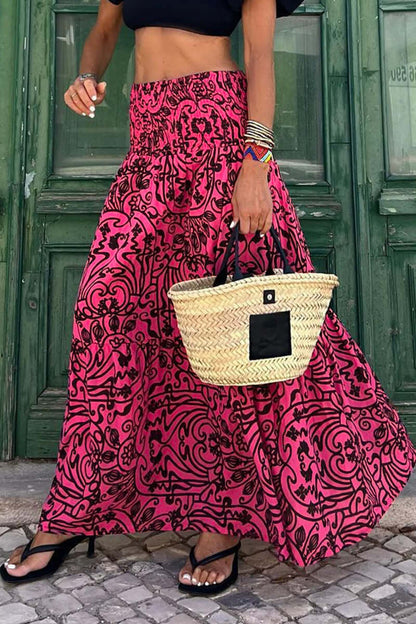 Fashionable Mid Length A-Line Skirt for Ladies