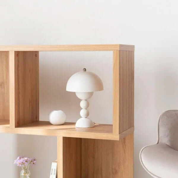 Compact Glass Flower Desk Light Lamp