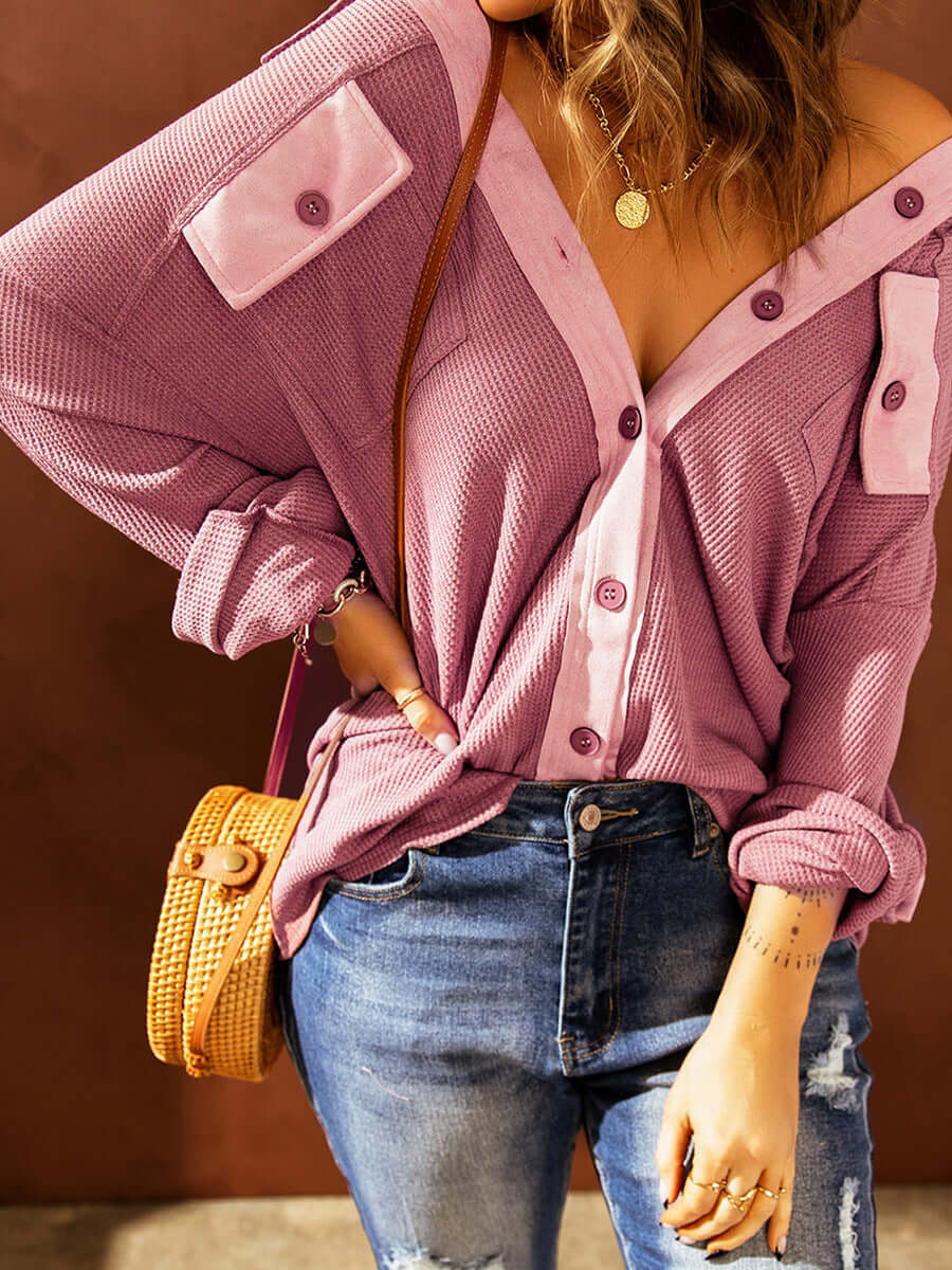 Women's Textured Thermal Long Sleeve Shirt