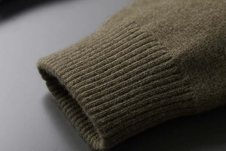Soft Men's Wool Cardigan Sweater