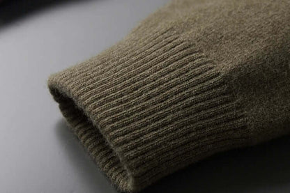 Soft Men's Wool Cardigan Sweater