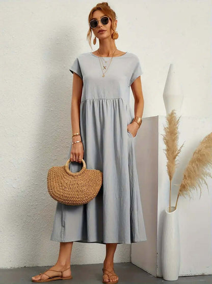 Women's Sunny Strapless Dress with Purse