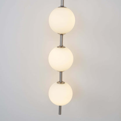 Sleek Round Glass Wall Light