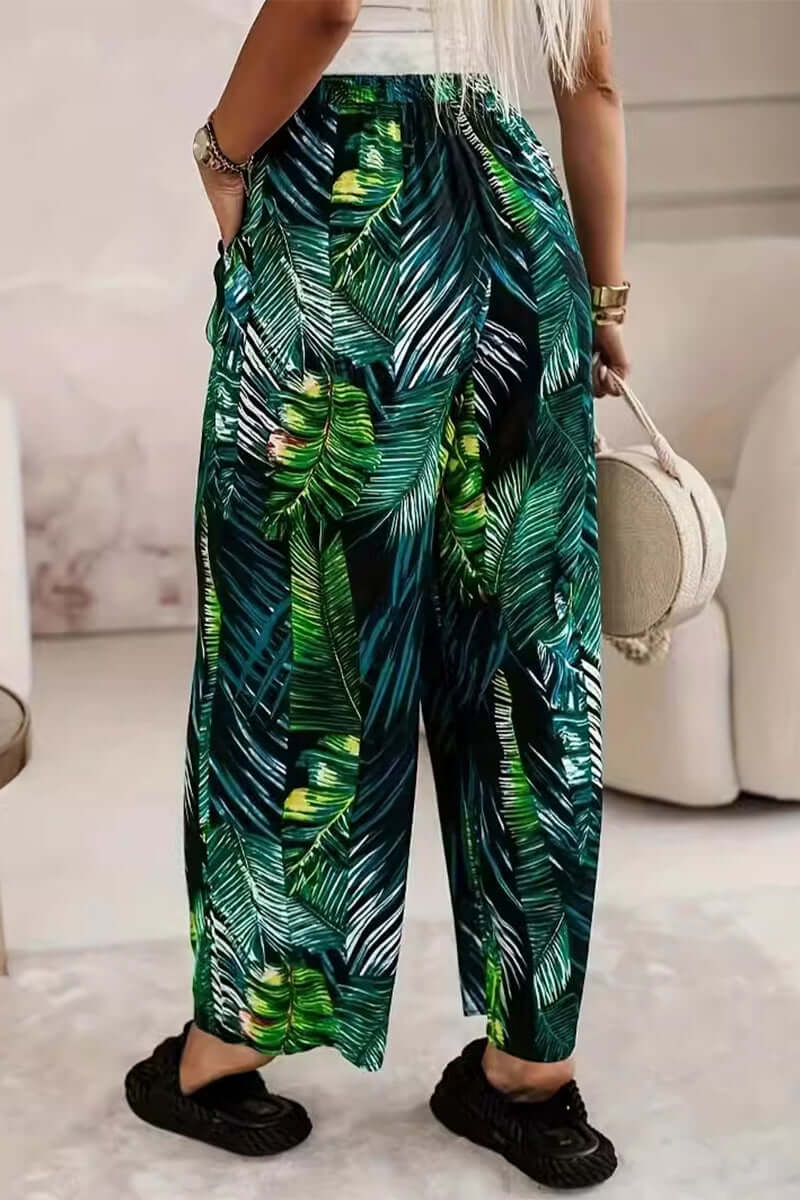 Vibrant Floral Loose Fit Pants