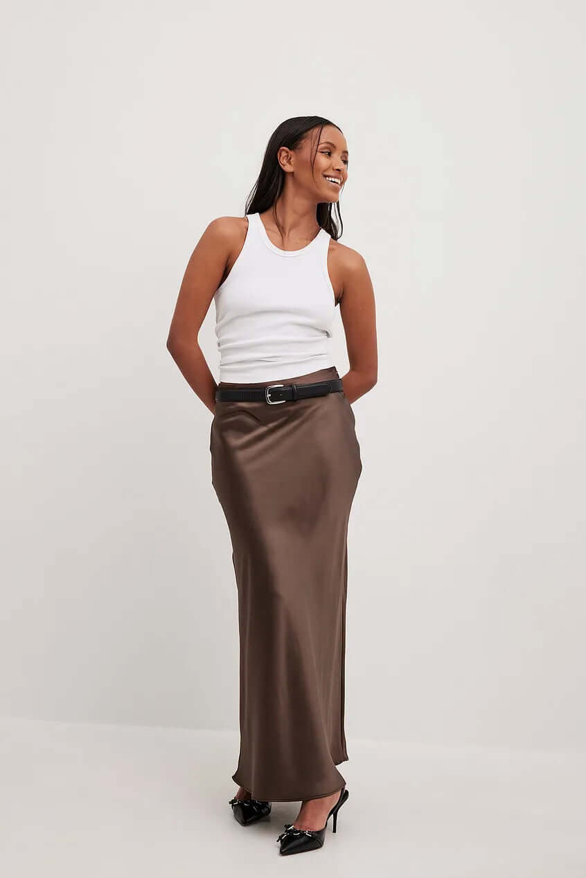 Elegant Long Flowy Skirt