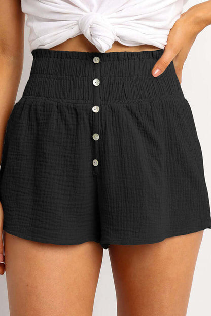 Comfortable Women's Relaxed Fit High Waisted Shorts