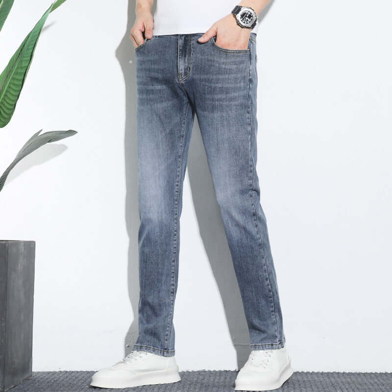 Classic Fit Straight Leg Jeans