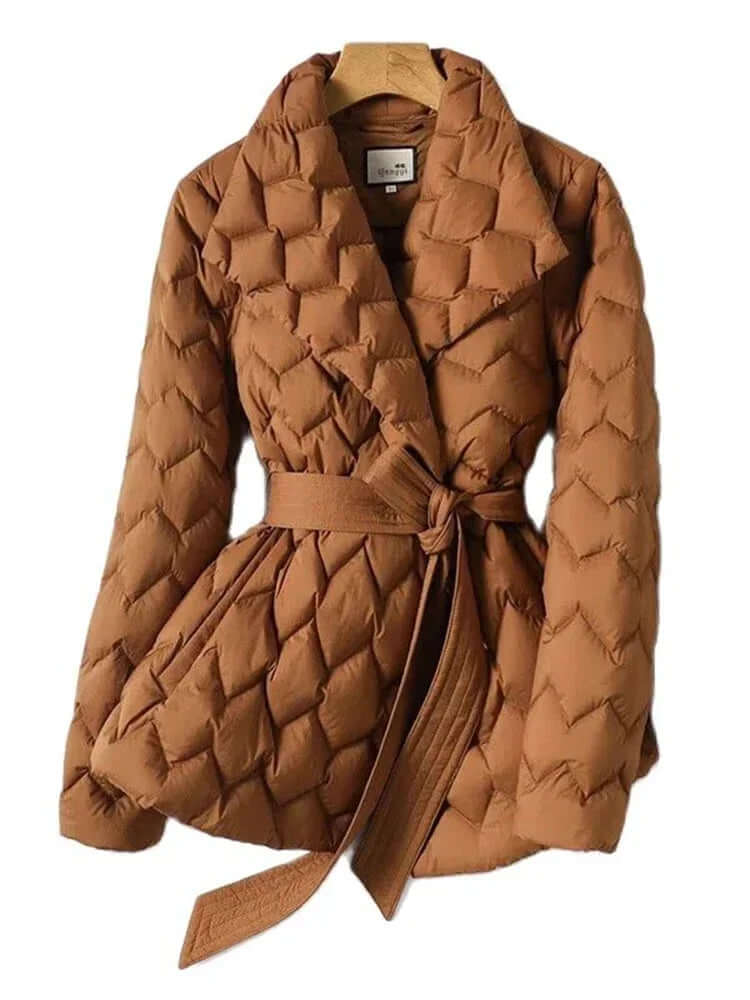 Warm Waterproof Puffer Coat for Women - Luxivelle