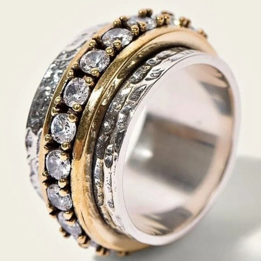 Vintage Gemstone Statement Ring - Luxivelle