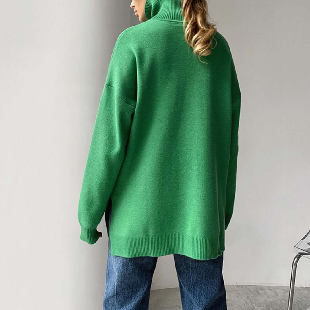 Ladies' Crew Neck Knit Sweater
