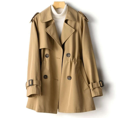 Classic Fit Ladies Trench Coat - Luxivelle