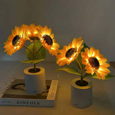 Bright Floral Desk Light