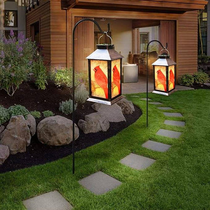 Colorful Bird Solar Powered Yard Lamp