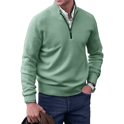 Cozy Men's Crew Neck Wool Sweater
