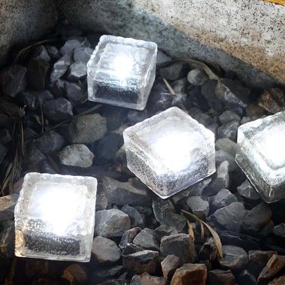 Bright Outdoor Solar LED Garden Lamp Square Shape