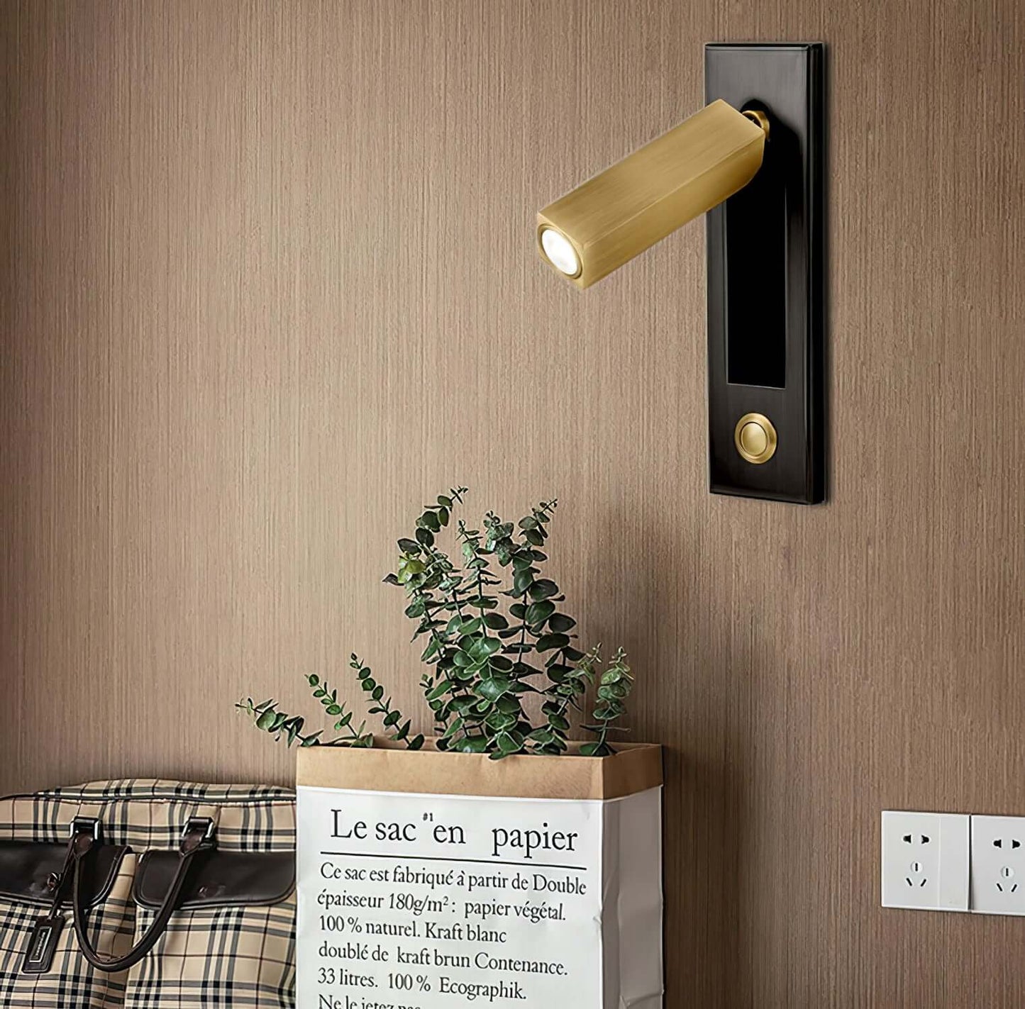 Contemporary Recessed Bedroom Wall Lamp