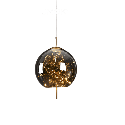 Warm Bronze Multi Light Pendant Lamp