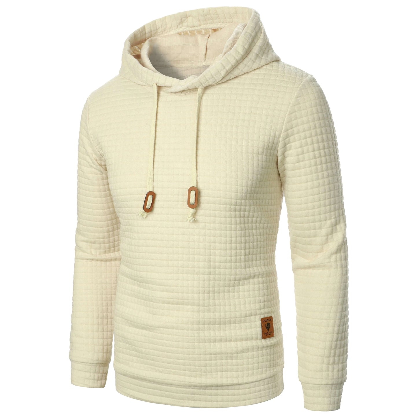 Relaxed Fit Plaid Hooded Sweatshirt