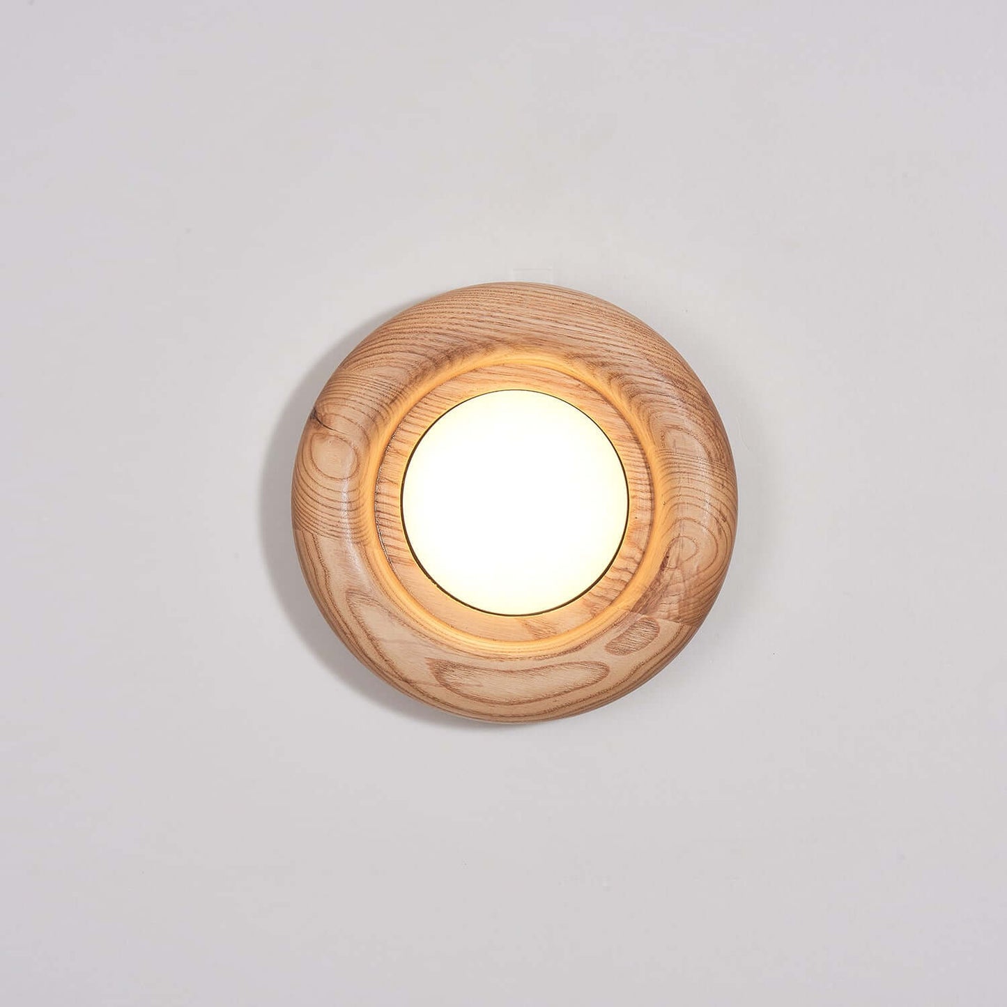 Contemporary Wooden Led Wall Lamp