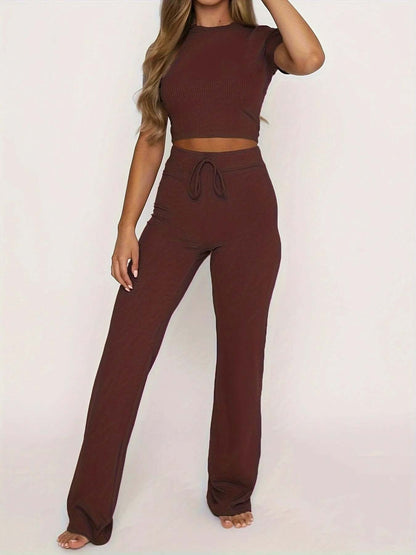 Loose Fit Wide Leg Women's Trousers