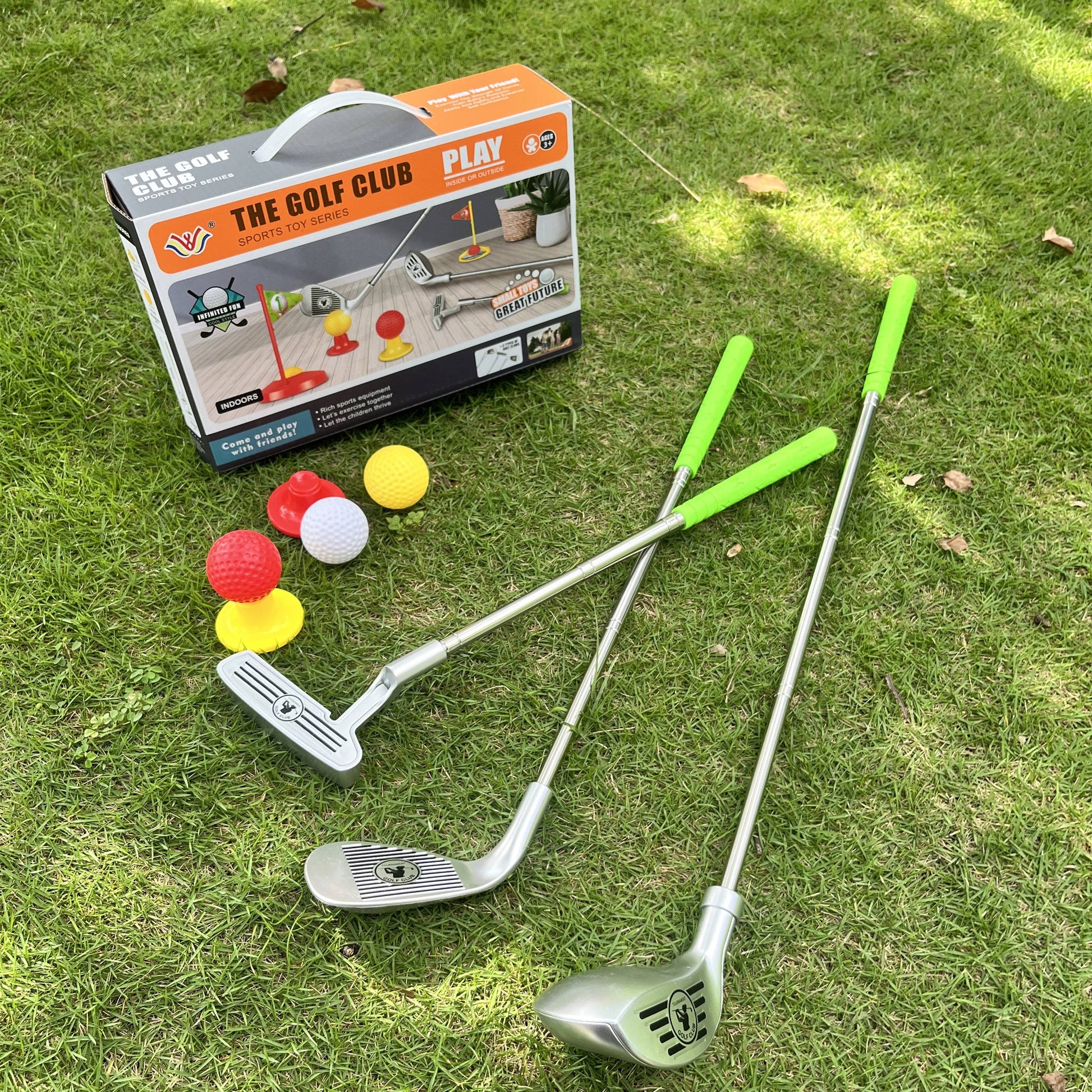 Fun Junior Golf Club Set for Kids Ages 3-8 - Luxivelle
