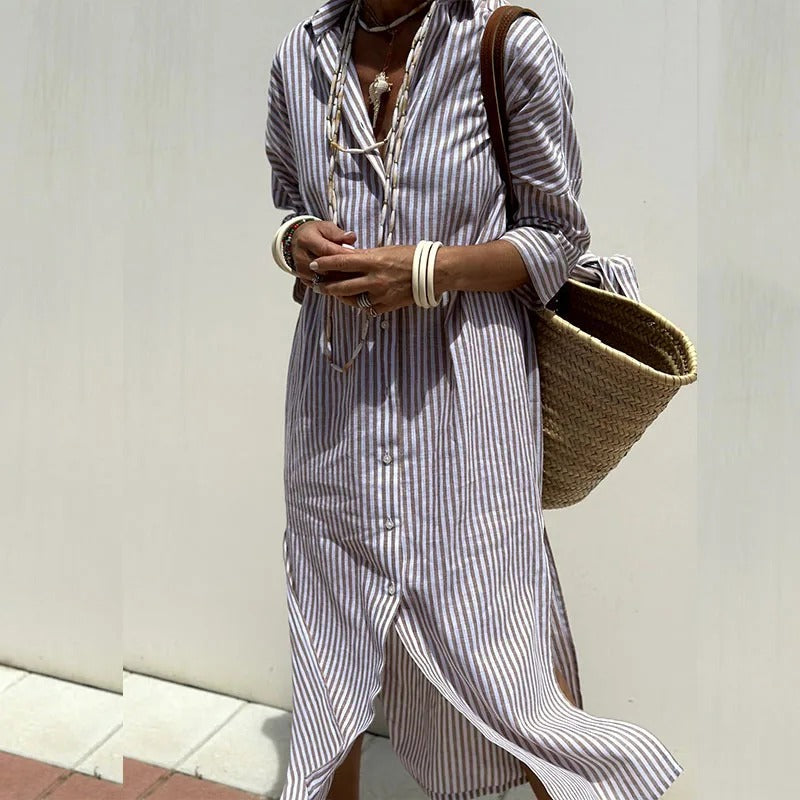 Chic Summer Striped Sundress