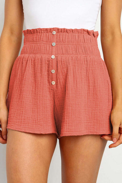 Comfortable Women's Relaxed Fit High Waisted Shorts