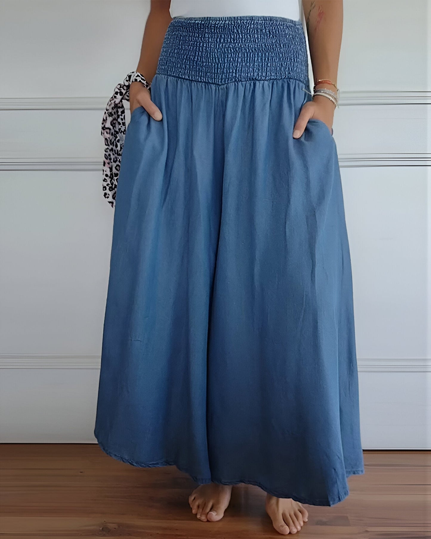 Soft Elastic Waist Pants for Women - Luxivelle