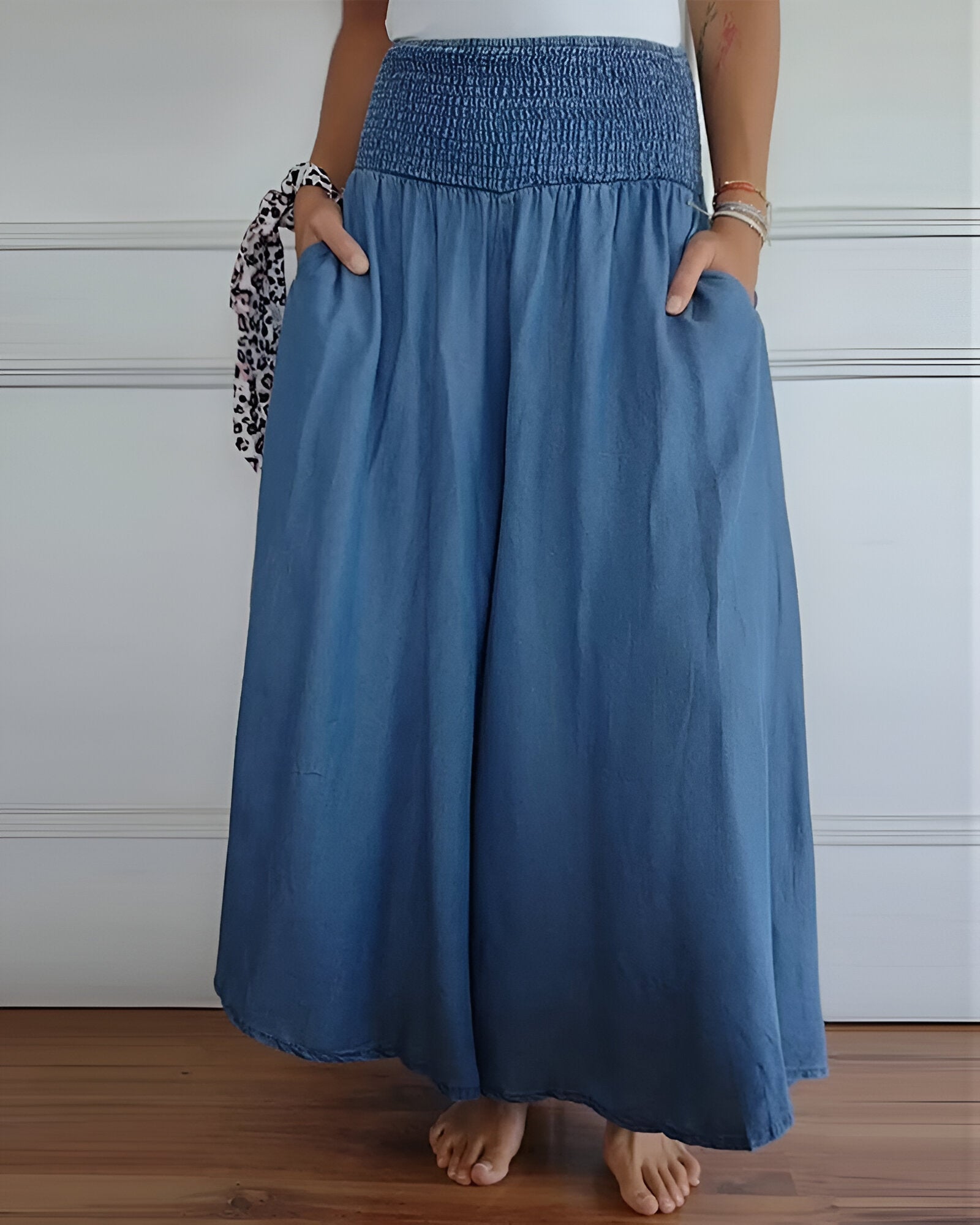 Soft Elastic Waist Pants for Women - Luxivelle
