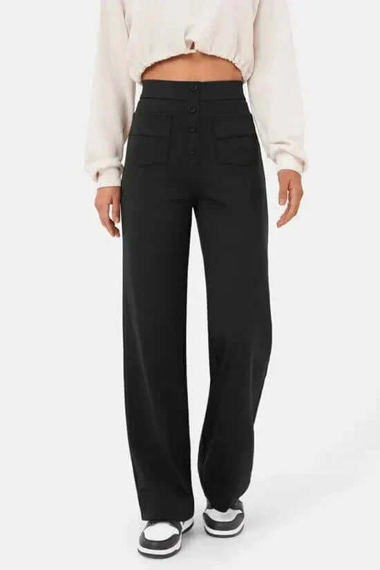 Comfortable Fit Women's High Waist Pants