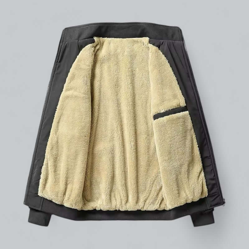 Warm Waterproof Mens Fleece Coat