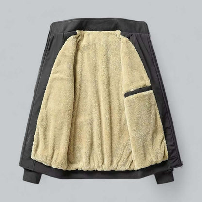 Warm Waterproof Mens Fleece Coat