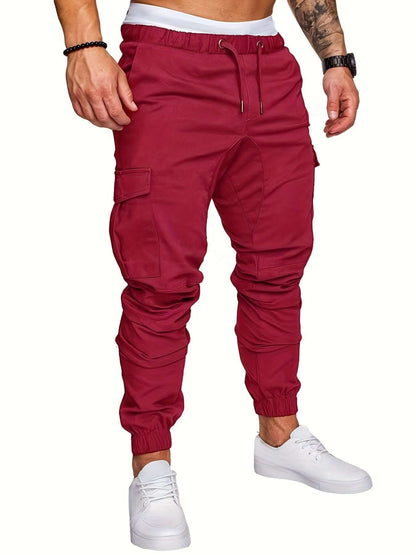 Comfortable Elastic Waist Jogger Pants for Men - Luxivelle