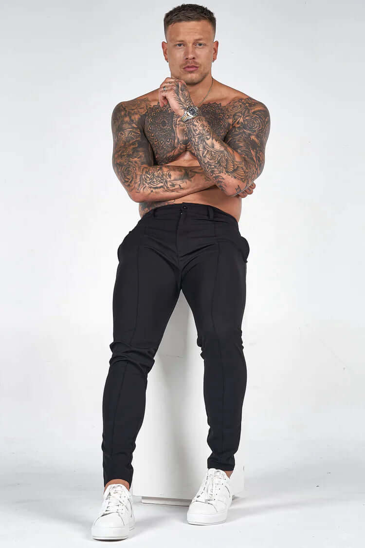 Men's Tailored Fit Trousers - Comfortable & Stylish