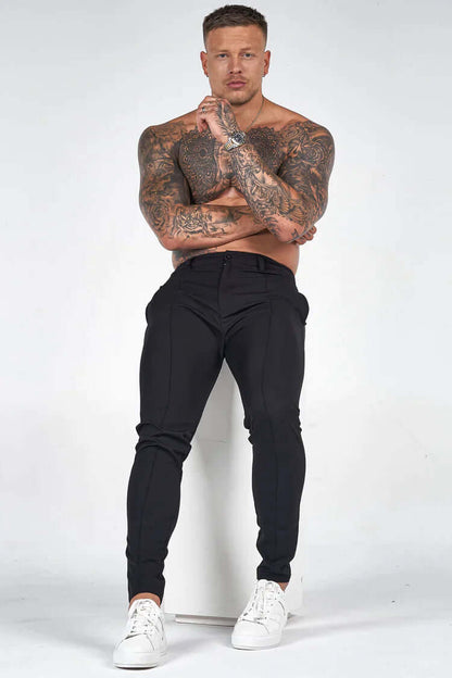 Men's Tailored Fit Trousers - Comfortable & Stylish