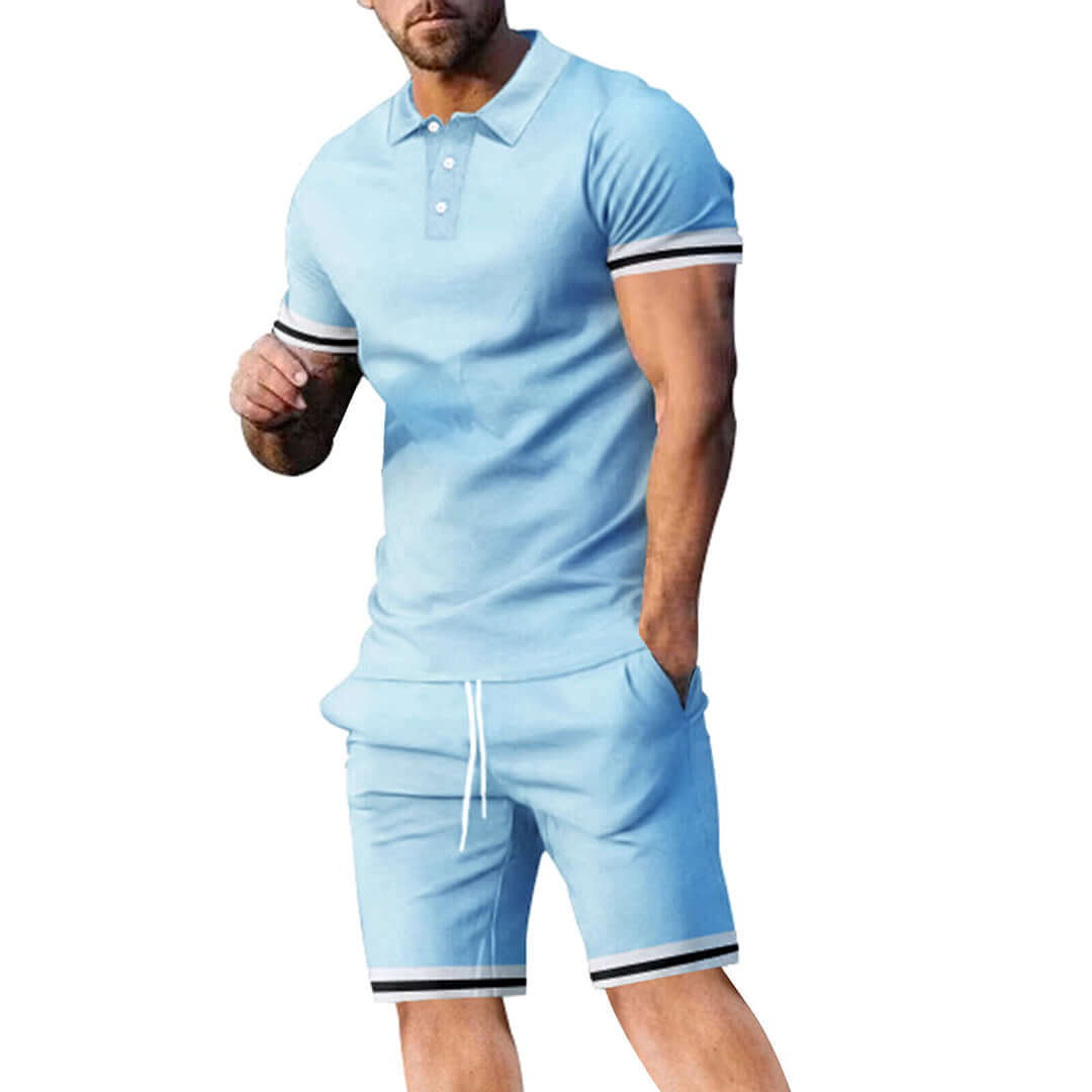 Relaxed Fit Summer Clothing Set for Men