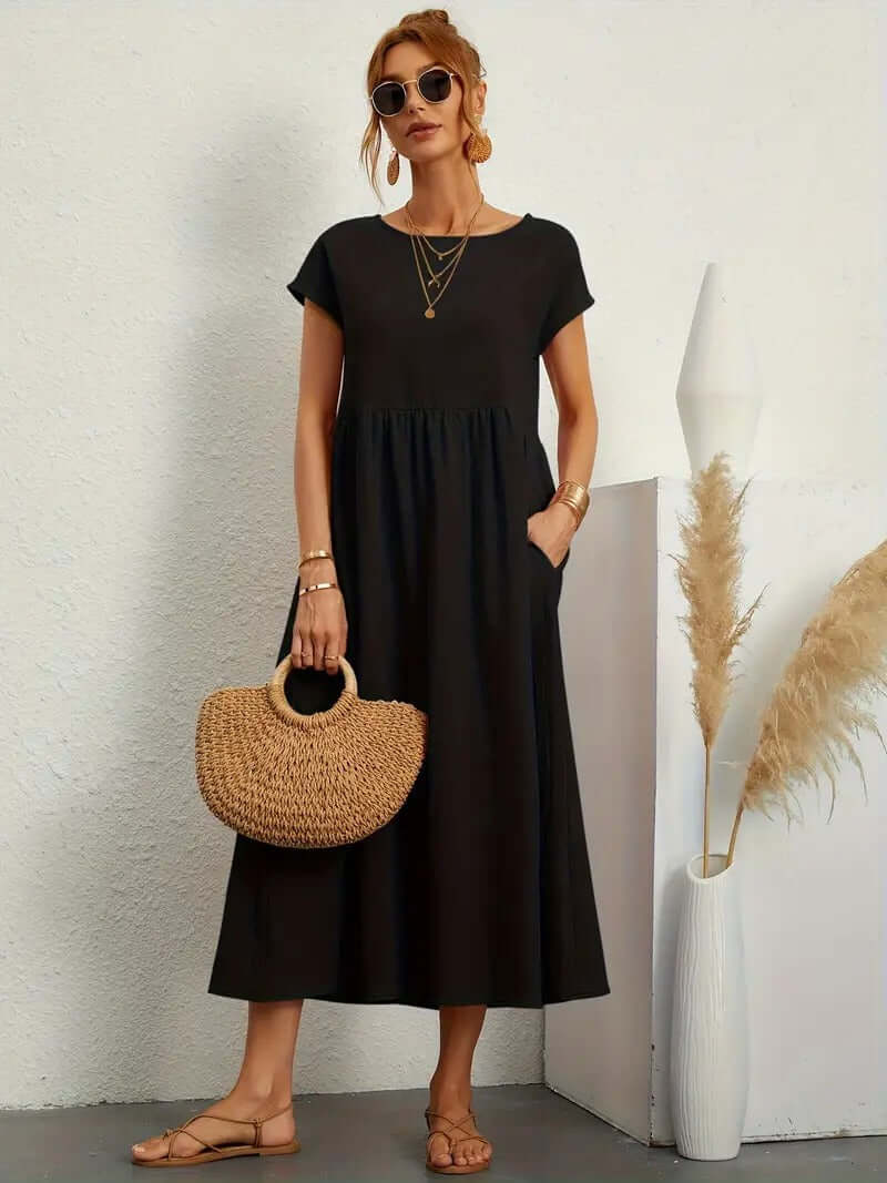 Women's Sunny Strapless Dress with Purse