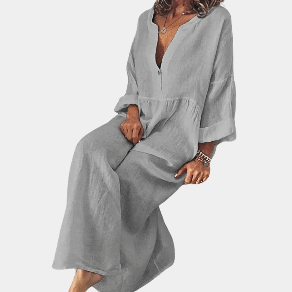 Long Sleeve Casual Summer Dress