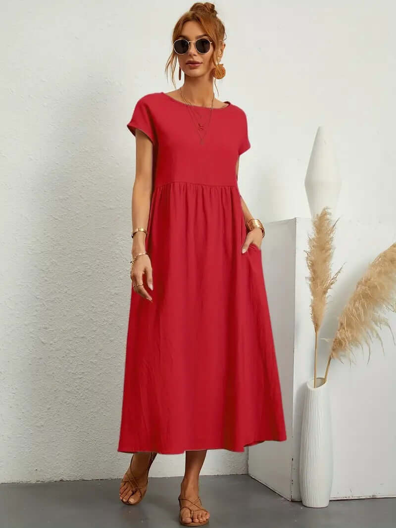 Women's Sunny Strapless Dress with Purse