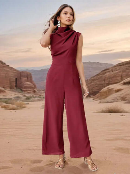 Summer Tank Top and Flowy Pants Outfit Set