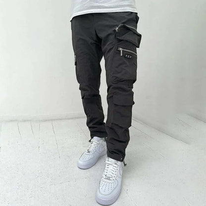 Men's Slim Fit Cargo Pants with Extra Pockets