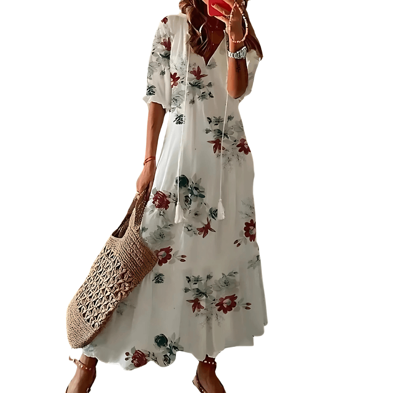 Elegant Long Sleeve Sundress