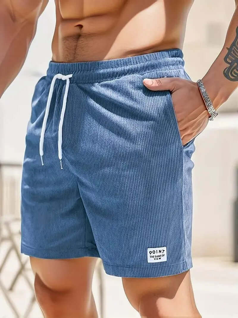 Men's Breathable Summer Shorts with Elastic Waist
