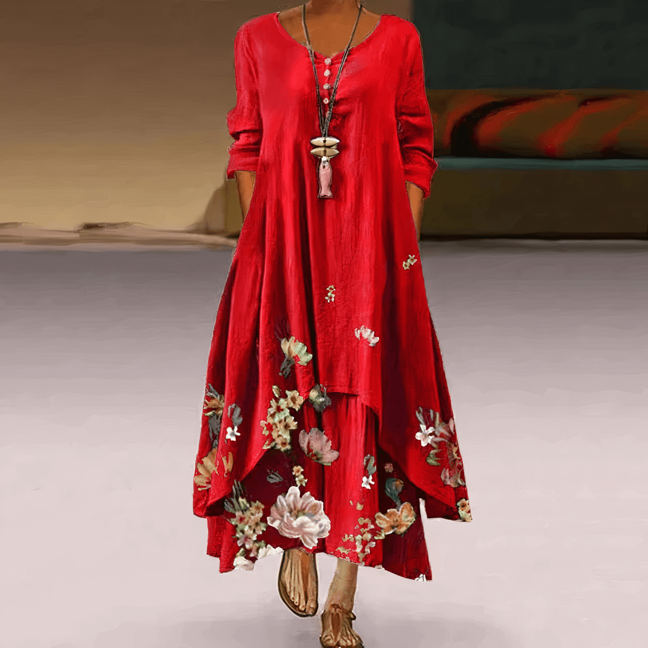 Classic Casual Women's Dress