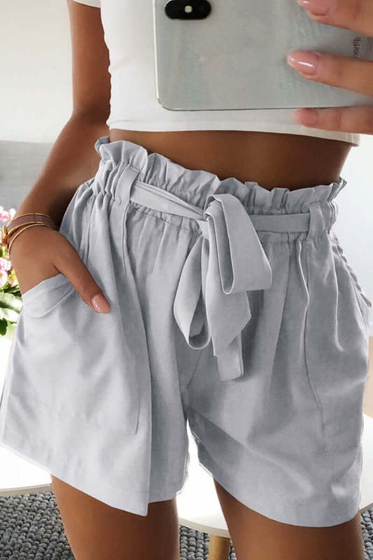 Comfortable Elastic Waist Shorts - Luxivelle