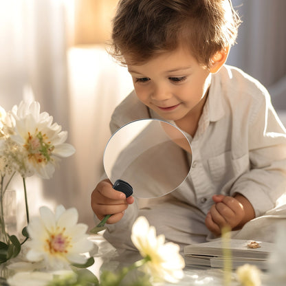 Easy Grip Magnifying Glass - Adjustable Hands Free Reader