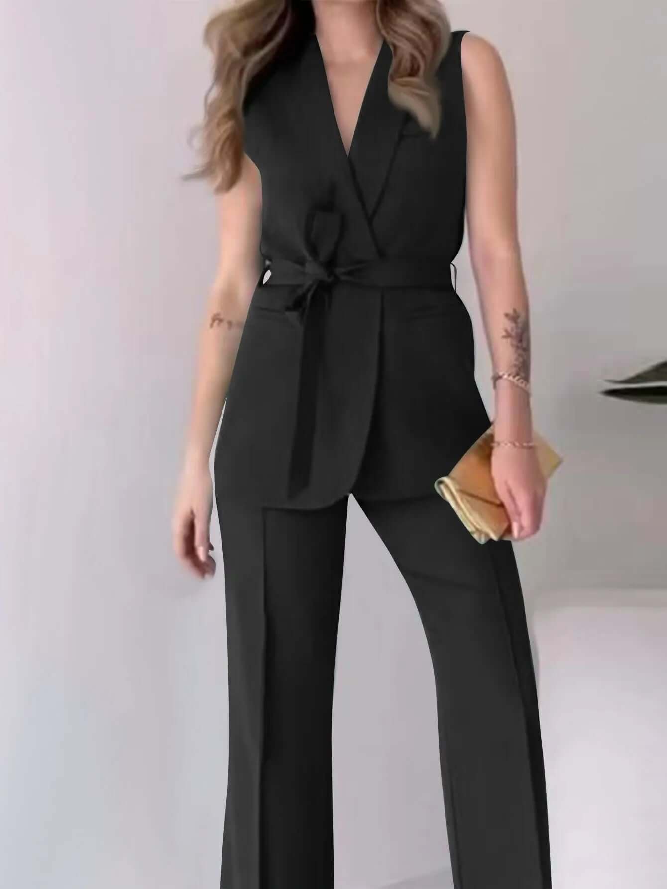 Ladies' Strapless Loose Fit Jumpsuit