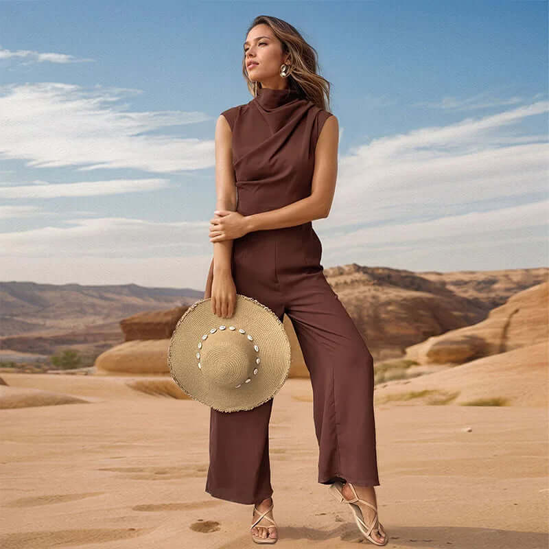 Summer Tank Top and Flowy Pants Outfit Set