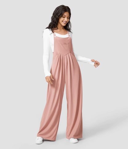 Loose Fit Women's Cotton Overalls - Luxivelle